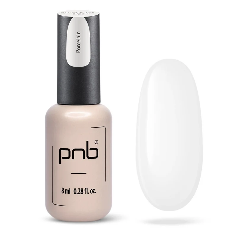 PNB Camouflage base gel nail polish Porcelain 8 ml