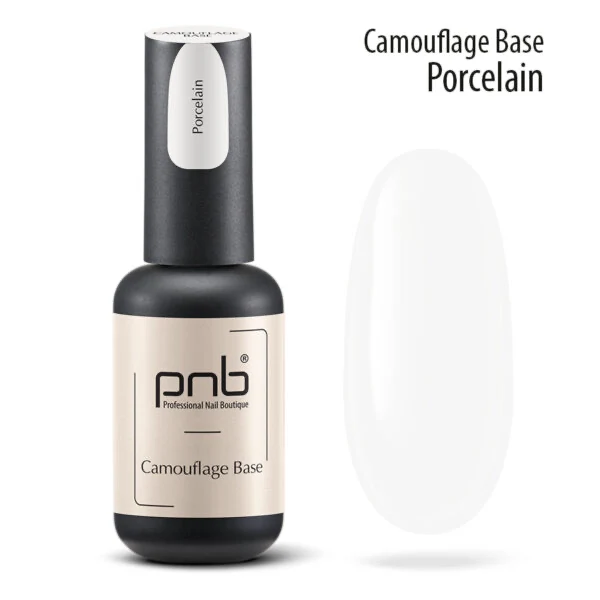 PNB Camouflage base gel nail polish Porcelain 8 ml