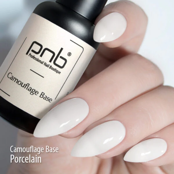 PNB Camouflage base gel nail polish Porcelain 8 ml