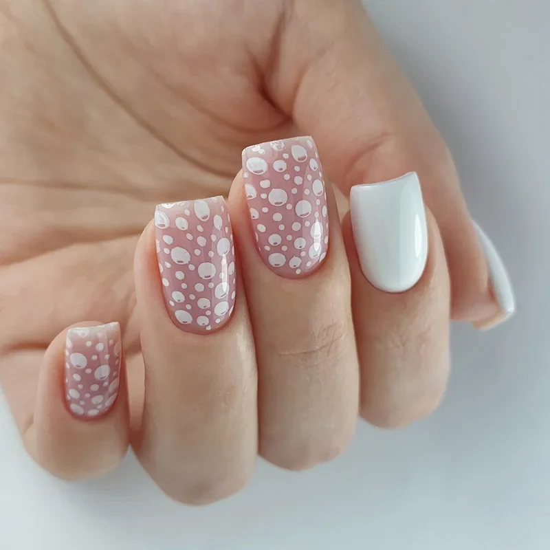 PNB Porcelain Pink Fiber Base gel nail polish