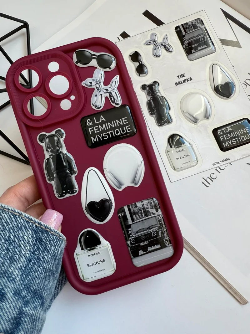 Coole selbstklebende 3D Aufkleber für Ihr Handy, Tablet, Notebook und Laptop XL-010