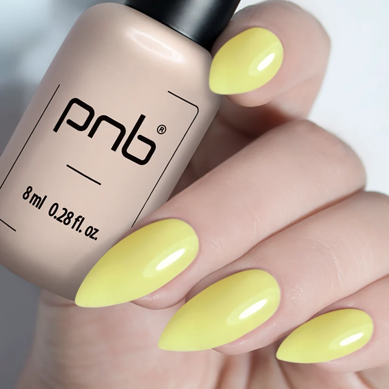PNB Camouflage base gel nail polish Sunflower