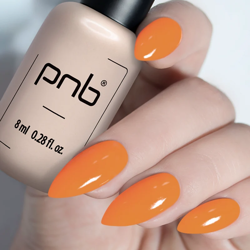 PNB orange gel nail polish 271 Bruegel