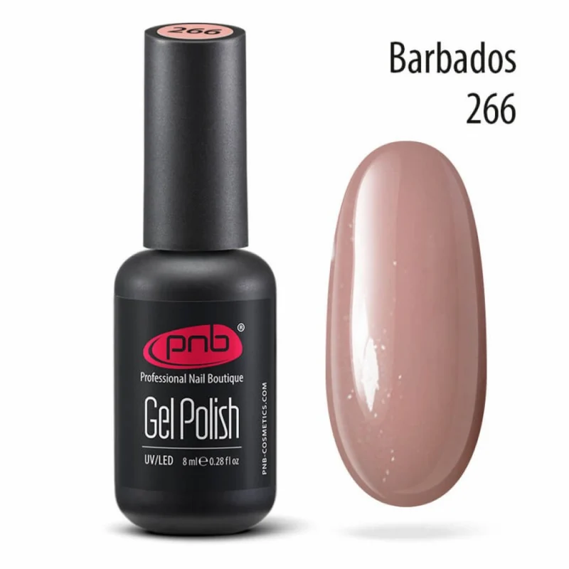 PNB pink gel nail polish 266 Barbados