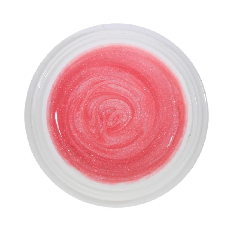 #145 Premium-EFFEKT Color Gel 5ml Blassrosa mit silbernem Perl