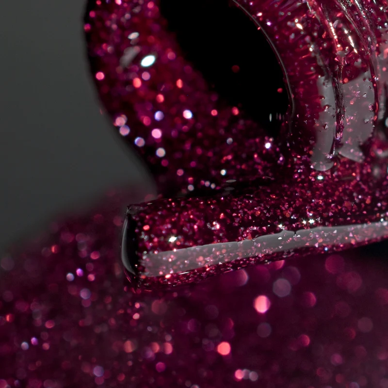 PNB Shock Effect red gel nail polish Ruby 12