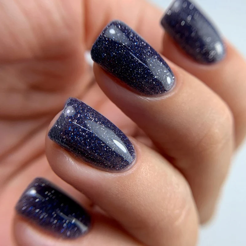 PNB Shock Effect blue gel nail polish Ultramarine 04