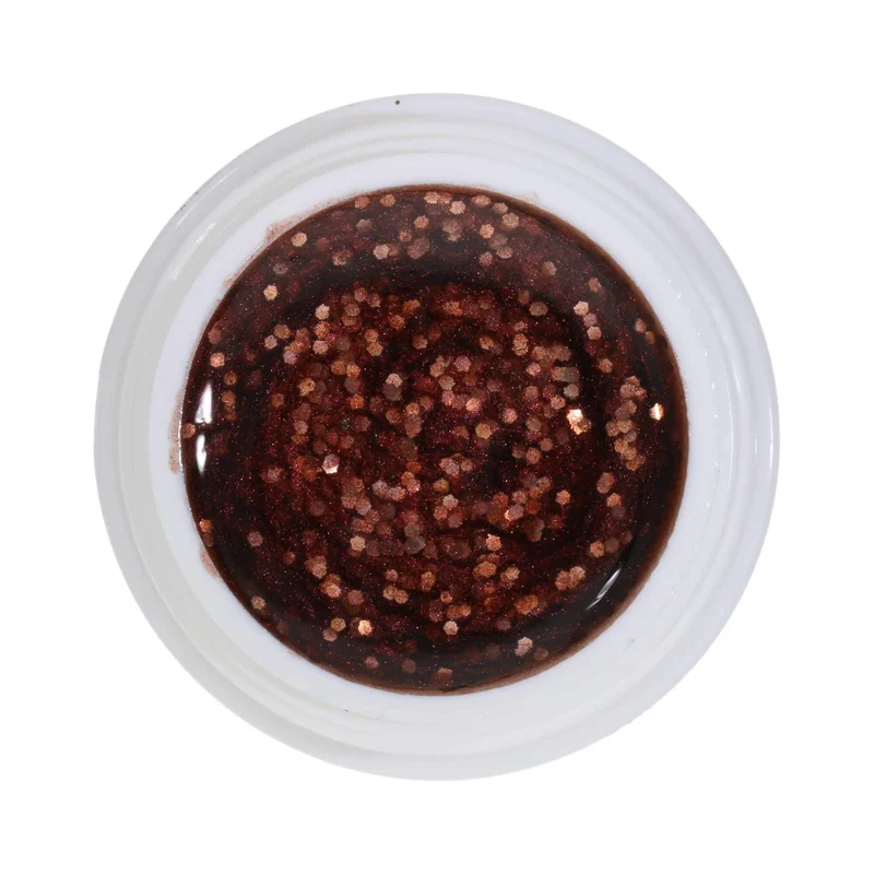 #233 Premium-GLITTER Color Gel 5ml Kupferrotes Glittergel