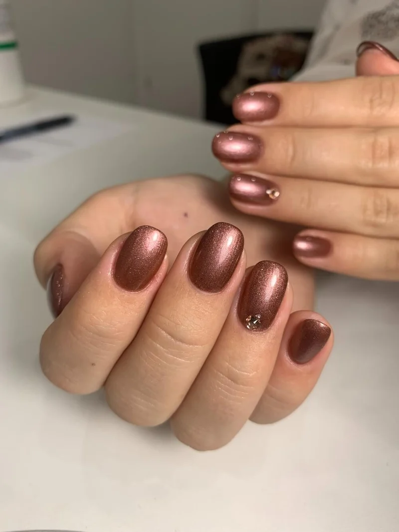 #081 Premium-EFFEKT Color Gel 5ml Dunkler Rosenholzfarbton mit Perlglanz