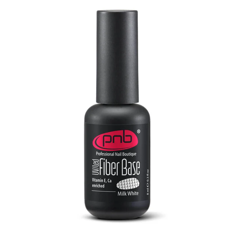 PNB Milk White Fiber Base nail polish