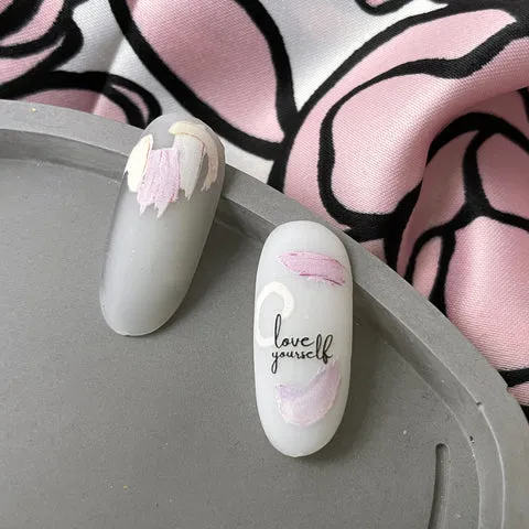 IBDI Word nail decals / sliders #Colorful 157