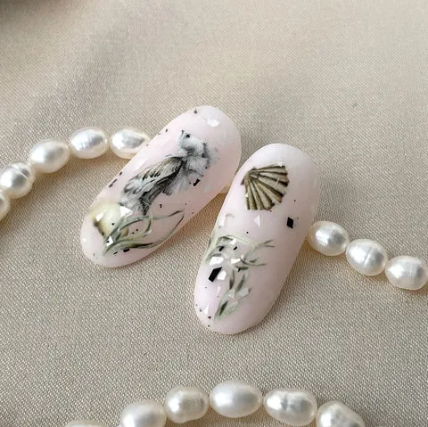 IBDI Sea Shell nail decals / sliders #Colorful 153