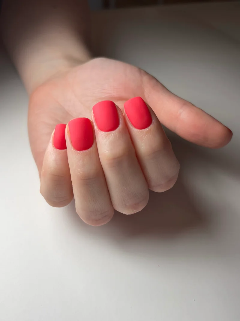 PNB pink gel nail polish 225 Coral Reef