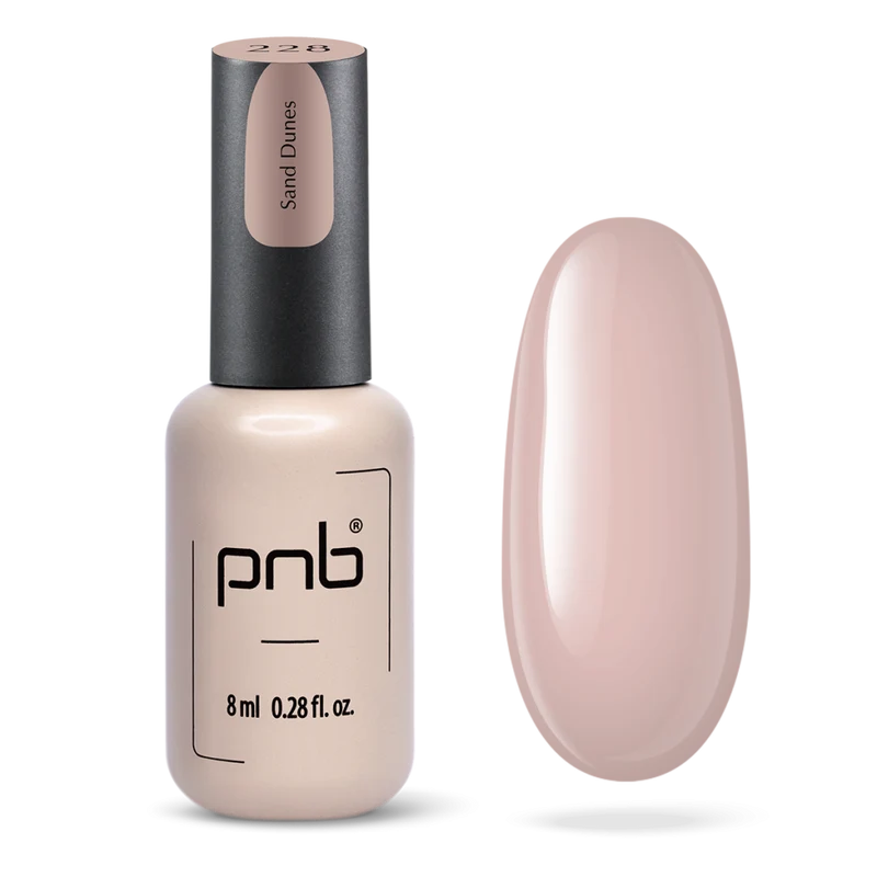 PNB nude gel nail polish 228 Sand Dunes