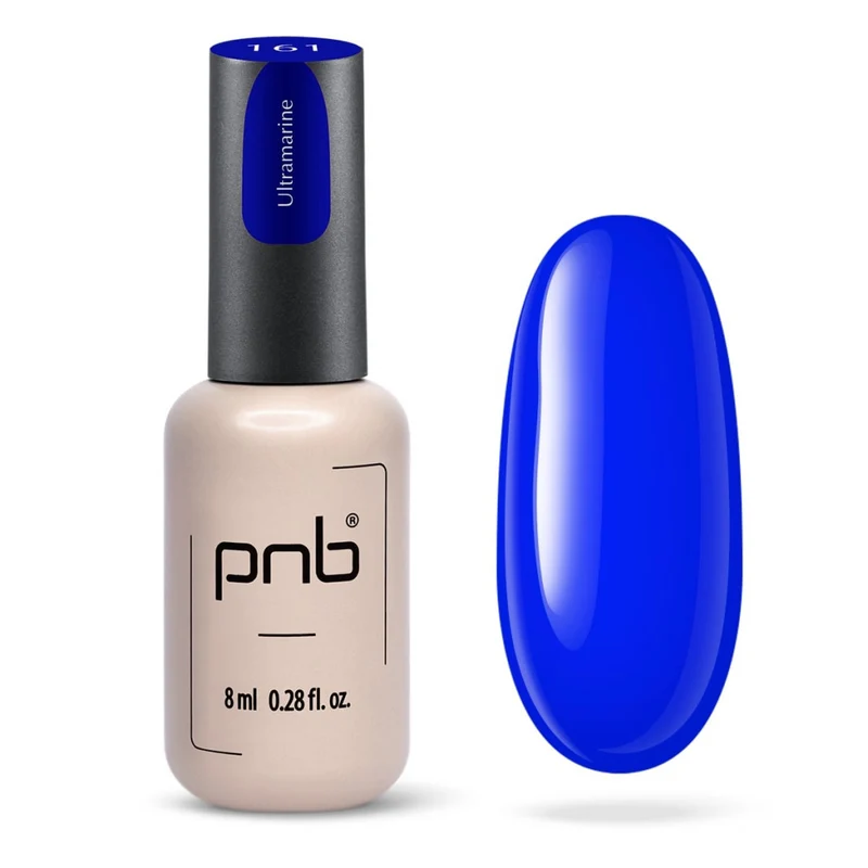 PNB blue gel nail polish 161 Ultramarine