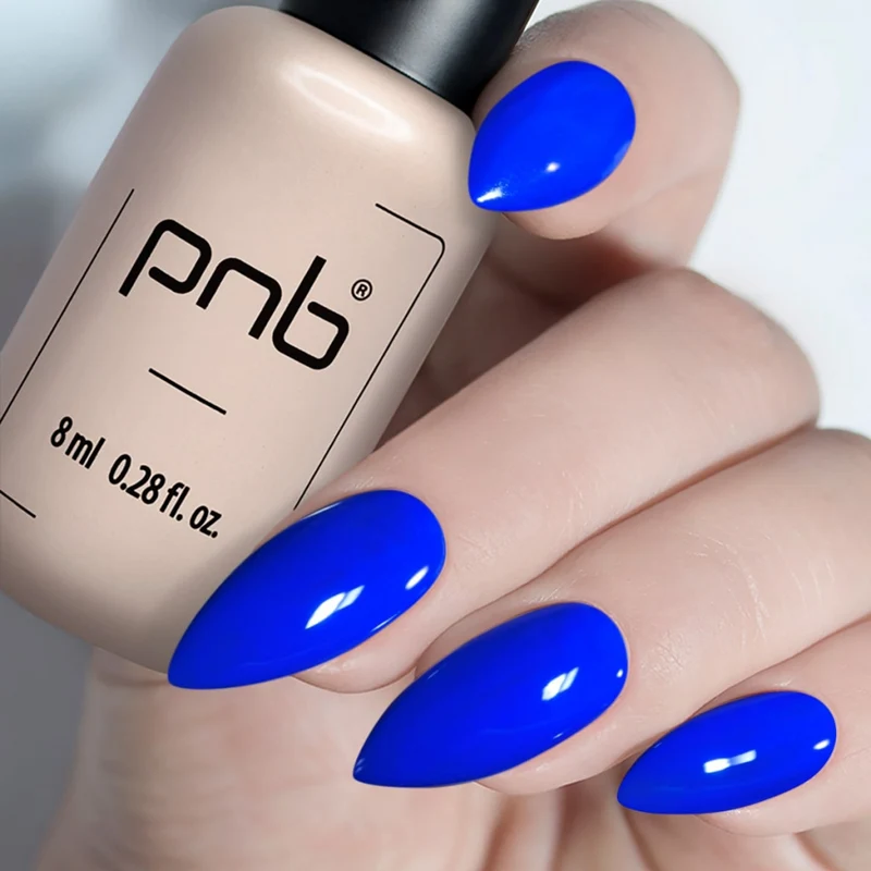 PNB blue gel nail polish 161 Ultramarine