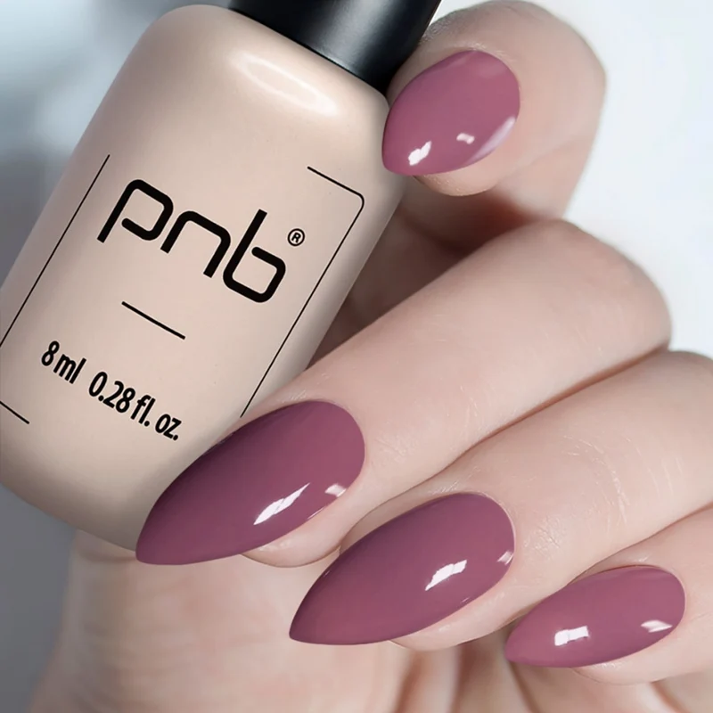 PNB pink mauve gel nail polish 097 Tea Rose