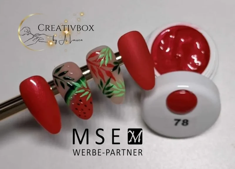 #078 Premium-EFFEKT Color Gel 5ml Himbeerrot mit pinkem Perlglanz