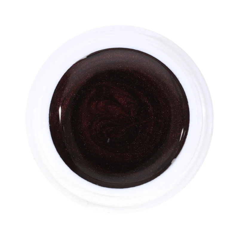 #077 Premium-EFFEKT Color Gel 5ml Schwarzrot mit rotbraunem Perlglanz
