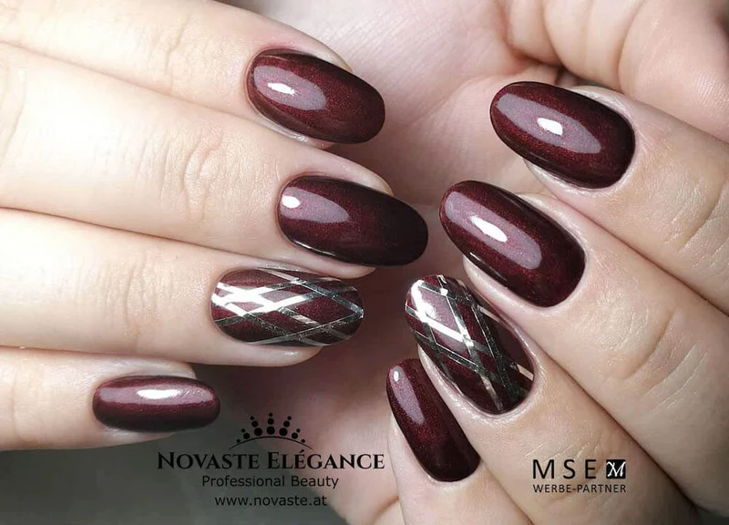 #077 Premium-EFFEKT Color Gel 5ml Schwarzrot mit rotbraunem Perlglanz