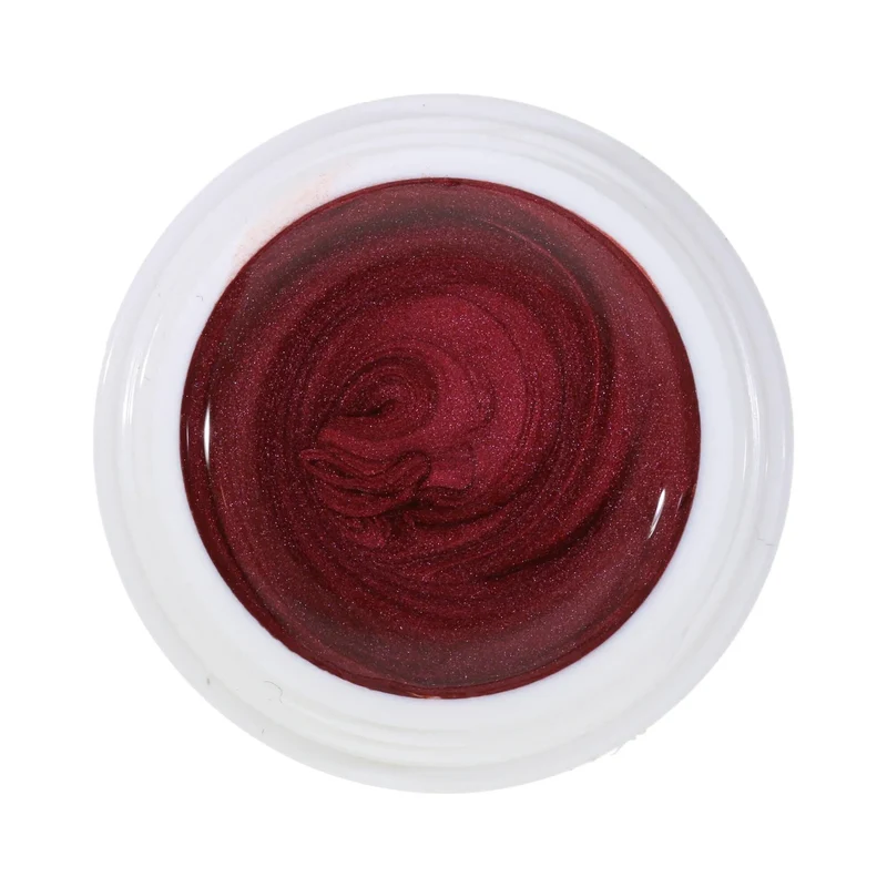 #076 Premium-EFFEKT Color Gel 5ml Bordeauxrot mit Perlglanz
