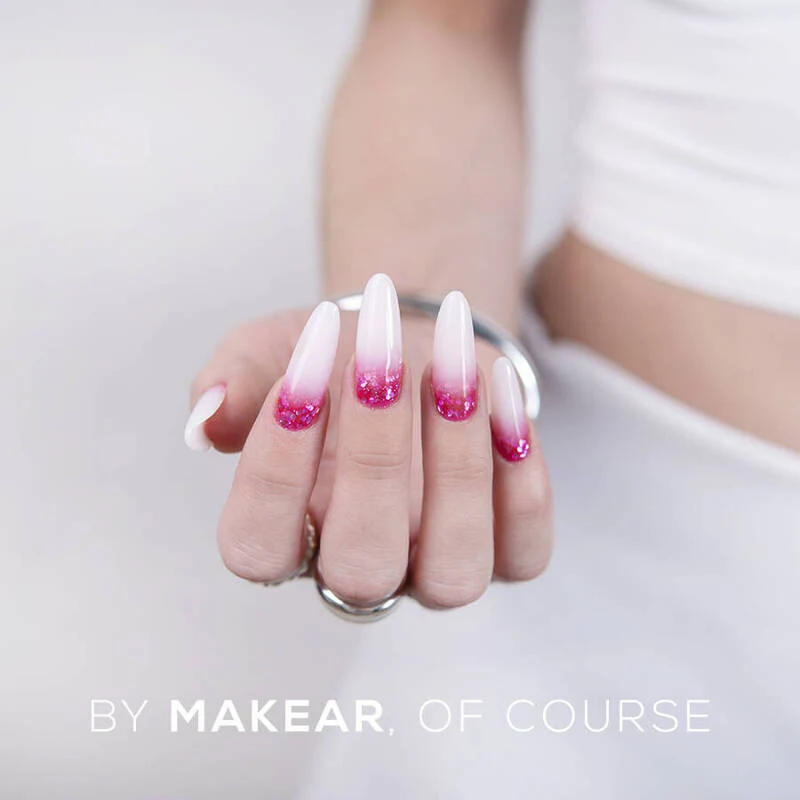 S58 Pink Star - UV Nagellack ohne Hema 8ml MAKEAR