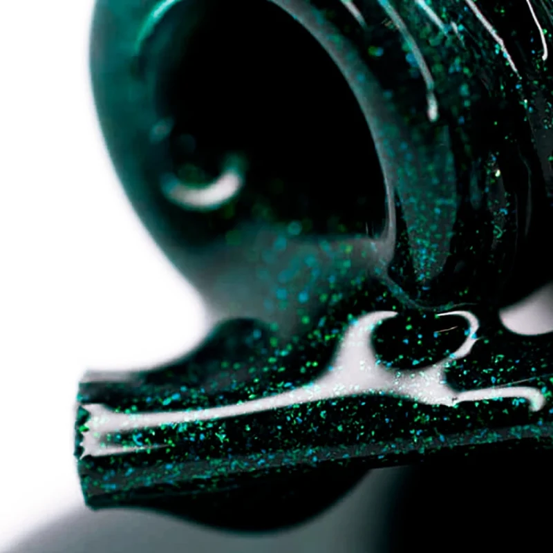 PNB green glitter gel nail polish 239 Mi