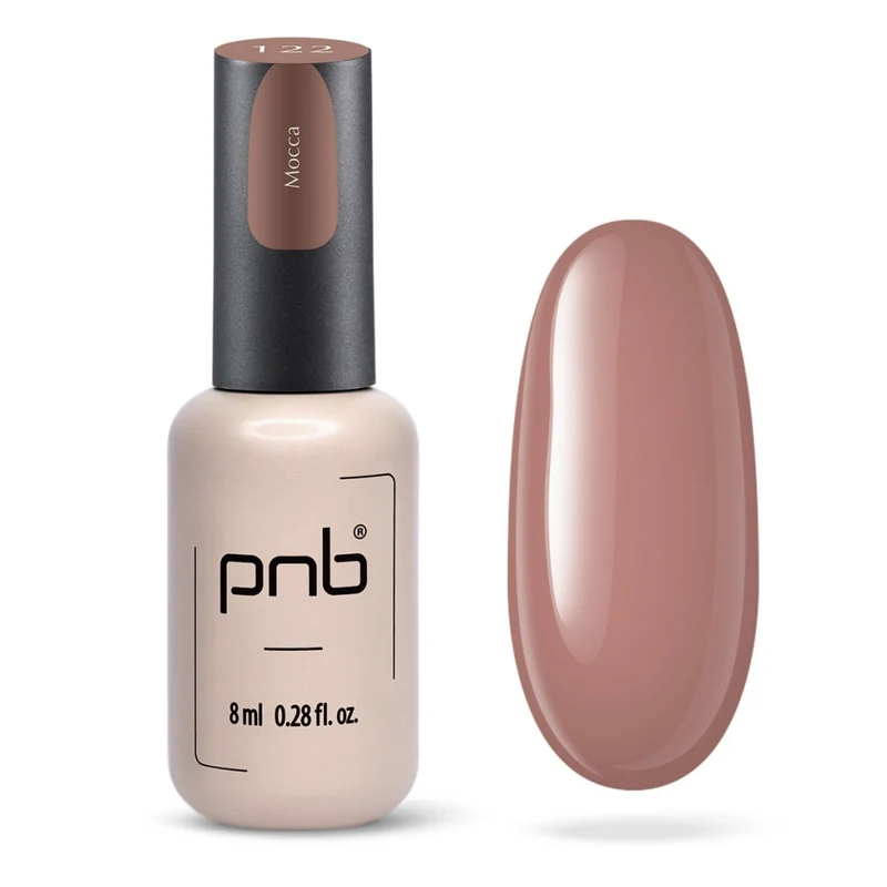 PNB brown gel nail polish 122 Mocha