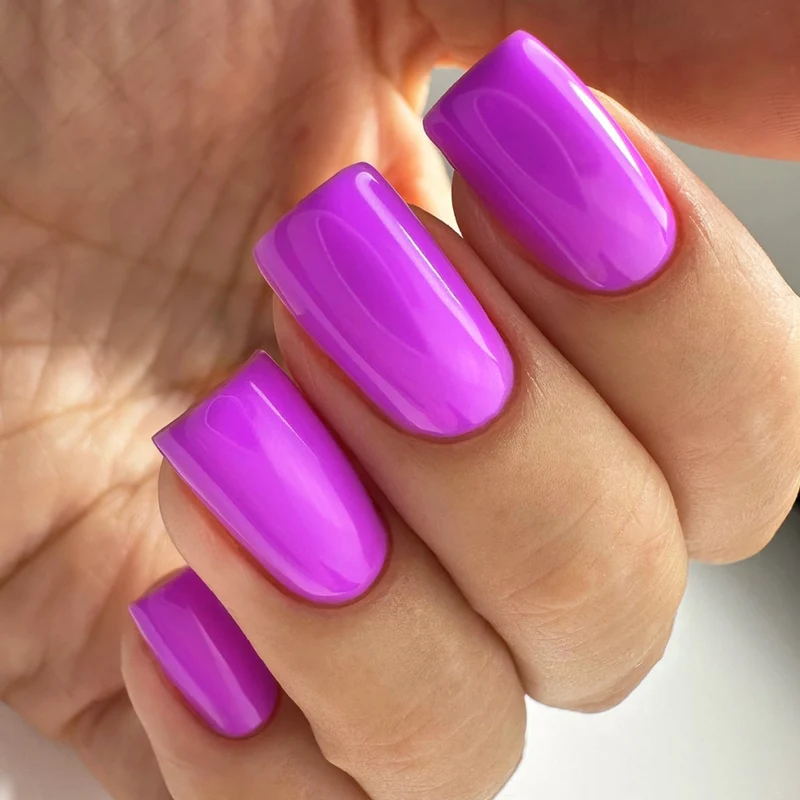 PNB purple gel nail polish 115 Fun