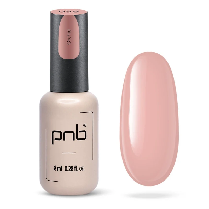 PNB nude gel nail polish 098 Orchid