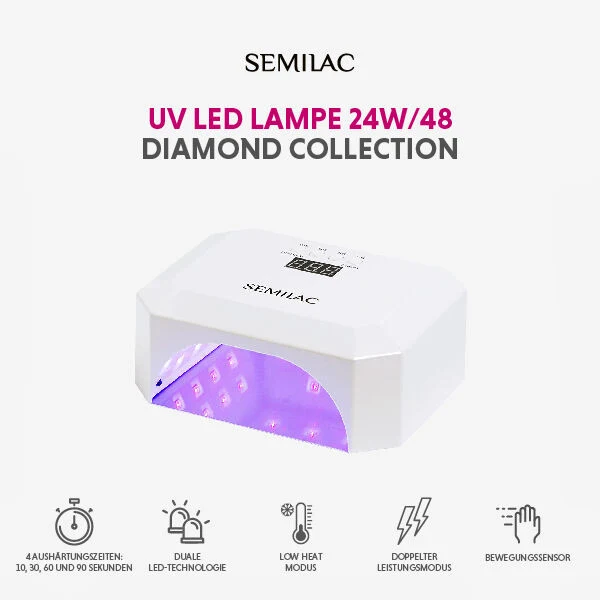 UV/LED-Lampe Diamond Collection 24W/48 Semilac