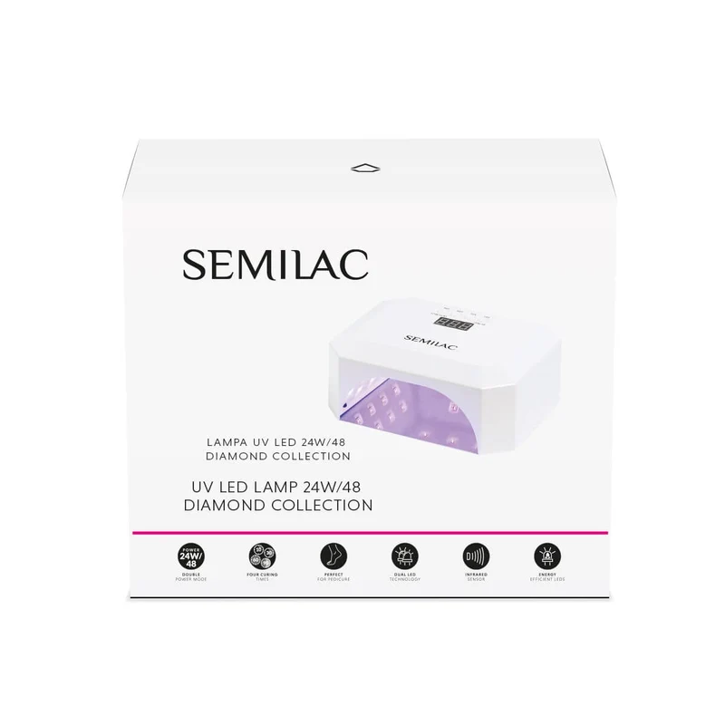 UV/LED-Lampe Diamond Collection 24W/48 Semilac