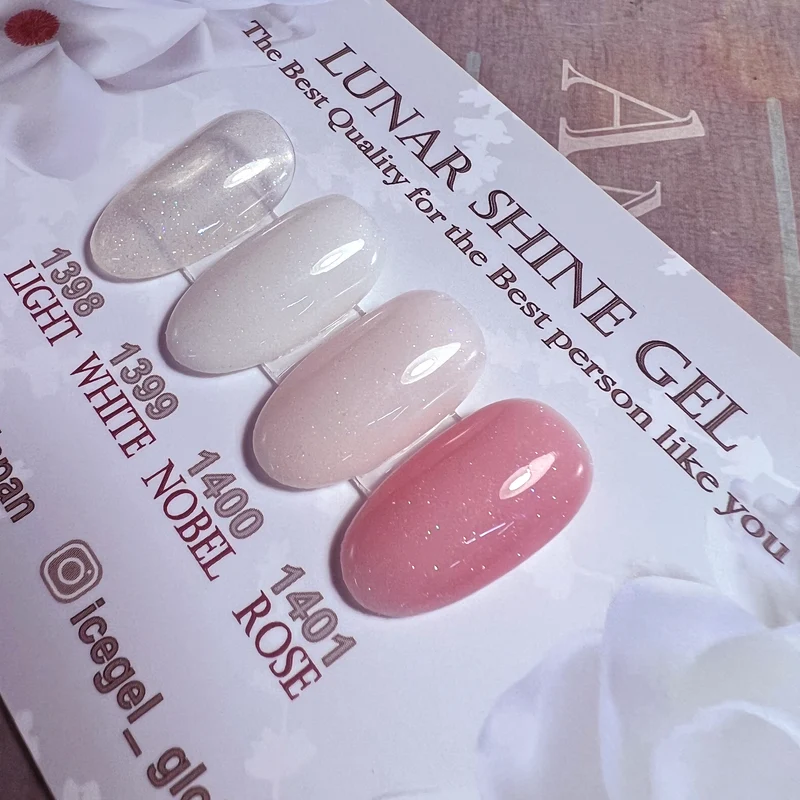 ICEGEL Lunar shine gel polish 1398-1401