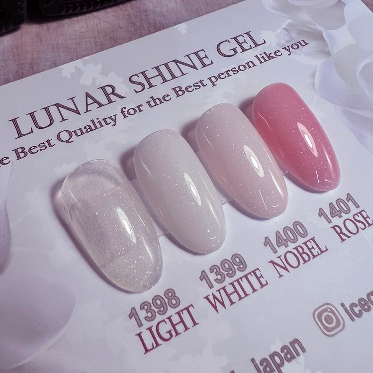 ICEGEL Lunar shine gel polish 1398-1401