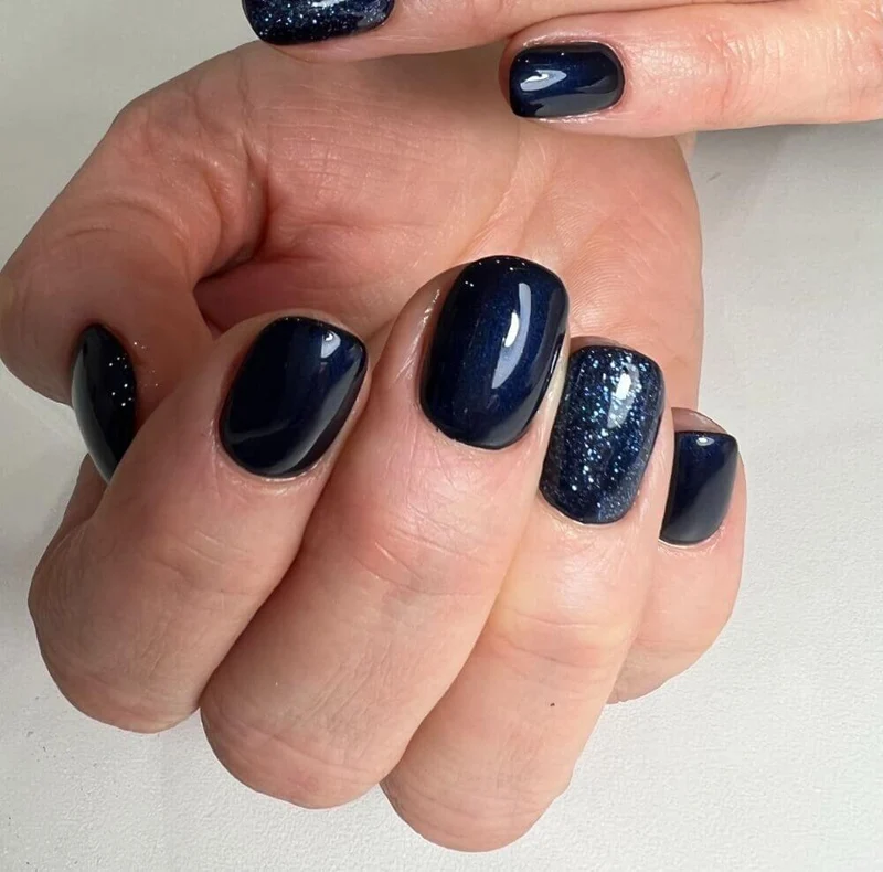 #137 Premium-EFFEKT Color Gel 5ml Sehr dunkles Blau mit blauem Perlglanz