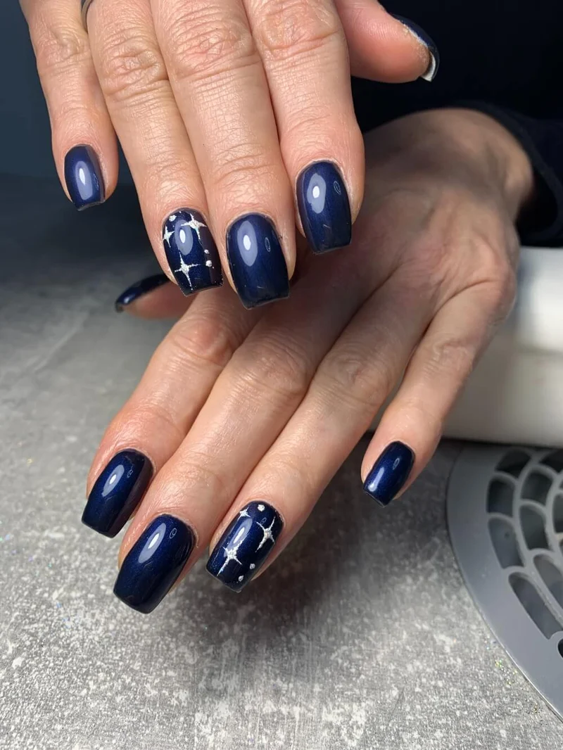 #137 Premium-EFFEKT Color Gel 5ml Sehr dunkles Blau mit blauem Perlglanz