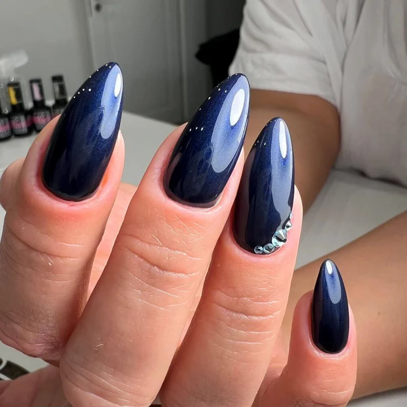 #137 Premium-EFFEKT Color Gel 5ml Sehr dunkles Blau mit blauem Perlglanz