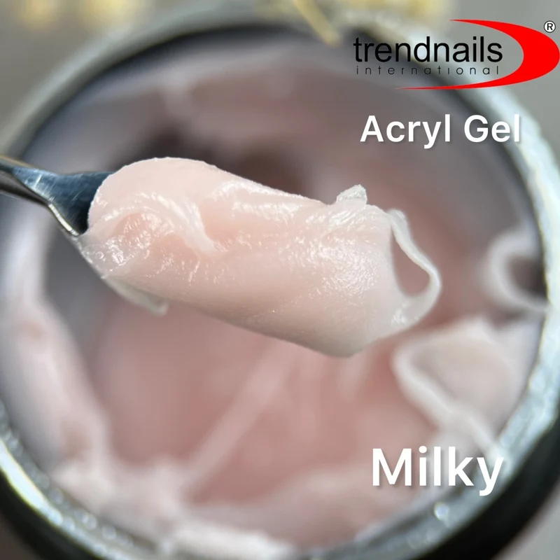 Soak-Off Acrylgel 15ml Tiegel – "Milky" von Trendnails (TPO/HEMA-free)
