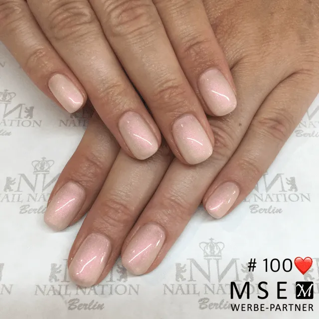 #100 Premium-EFFEKT Color Gel 5ml Rosa changierendes Perlweiss