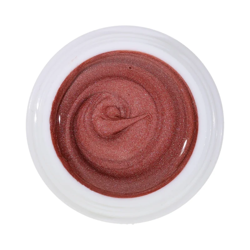 #065 Premium-EFFEKT Color Gel 5ml Heller Rosenholzton unterstrichen vom Perlglanzeffekt