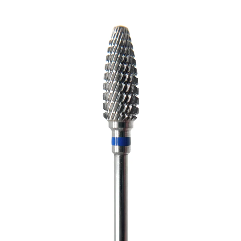 Carbide e-file nail drill bit - Rounded cone , Medium grit, for Russian manicure, electric file nail drill bits for gel nail polish removal