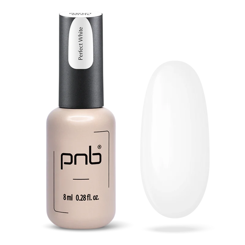 PNB white gel nail polish Perfect White