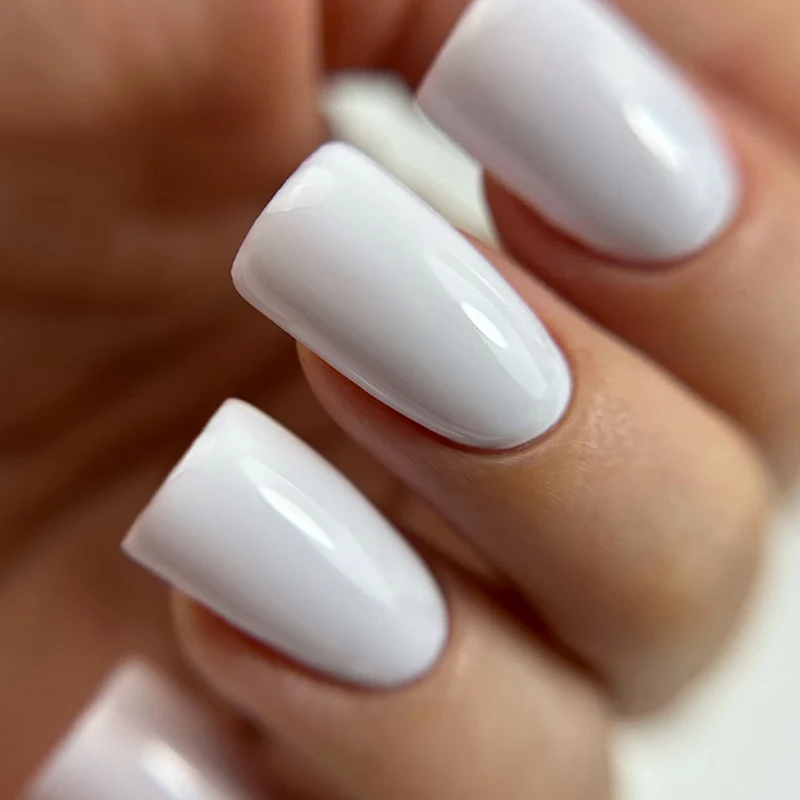 PNB white gel nail polish Perfect White