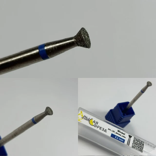 LYSAYA FREZA Diamant Bit Winkel (blau) mittel