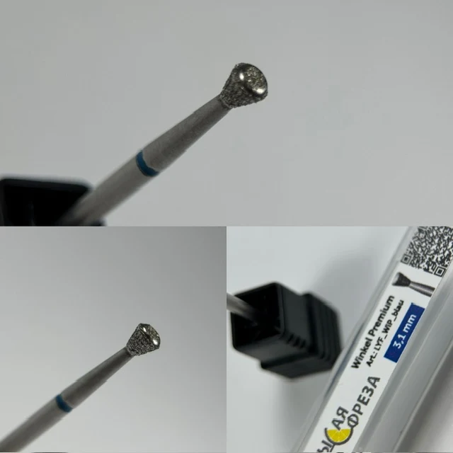 LYSAYA FREZA Diamant Bit Winkel PREMIUM (blau) mittelere Körnung