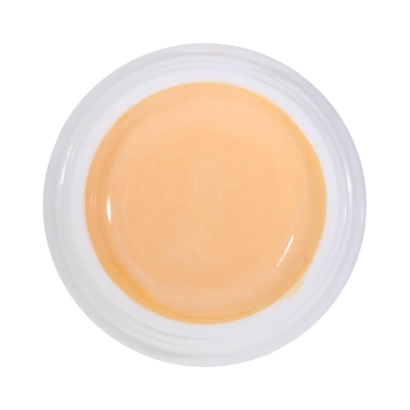 #125 Premium-EFFEKT Color Gel 5ml Blasses cremefarbenes Mandarin mit dunklem Perlglanz