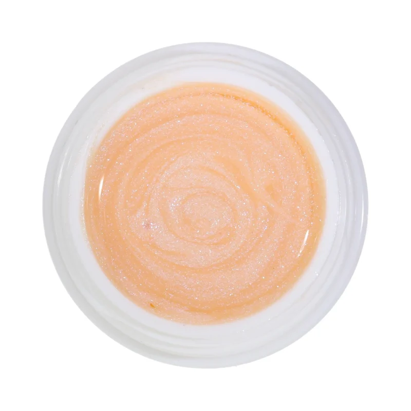 #124 Premium-EFFEKT Color Gel 5ml Transparentes Blassorange mit ausgeprägtem blauen Perleffekt