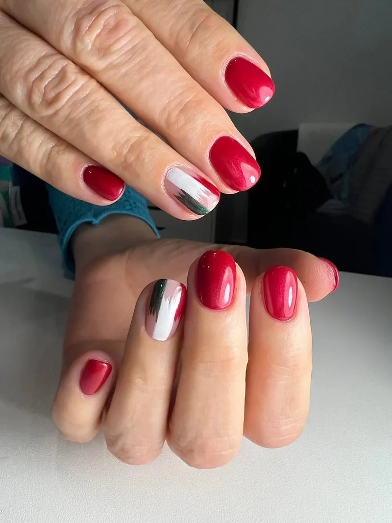 #133 Premium-EFFEKT Color Gel 5ml Dunkelgrün mit grünem Perlglanz
