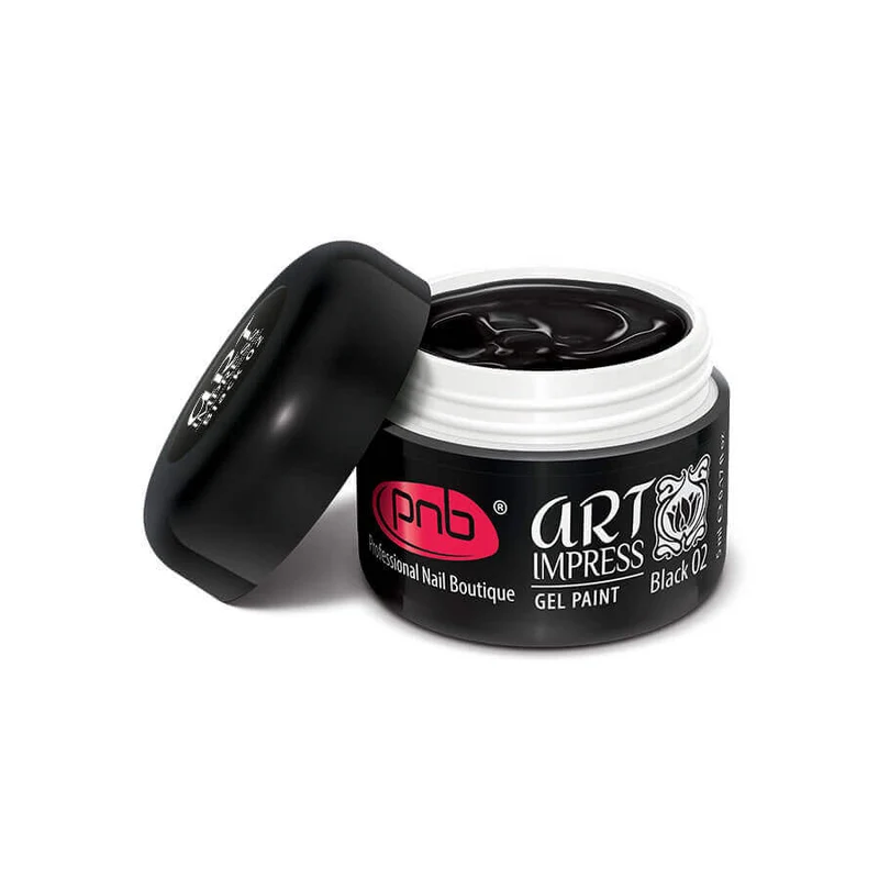 PNB Gel paint for stamping Art Impress, Black 5 ml