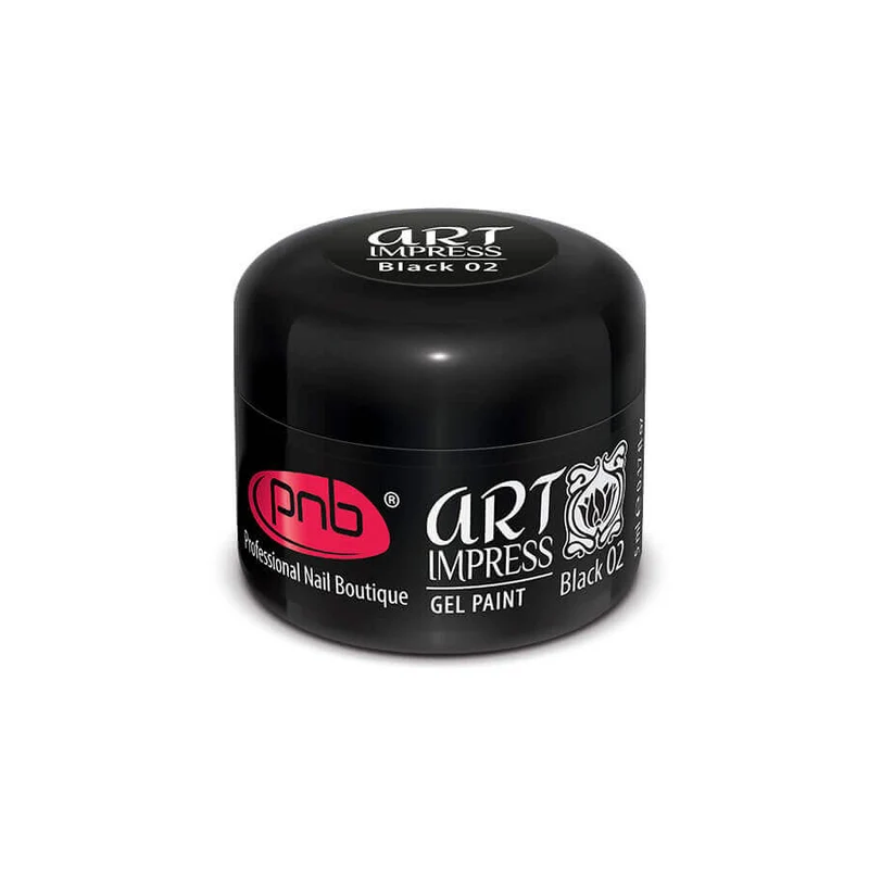 PNB Gel paint for stamping Art Impress, Black 5 ml